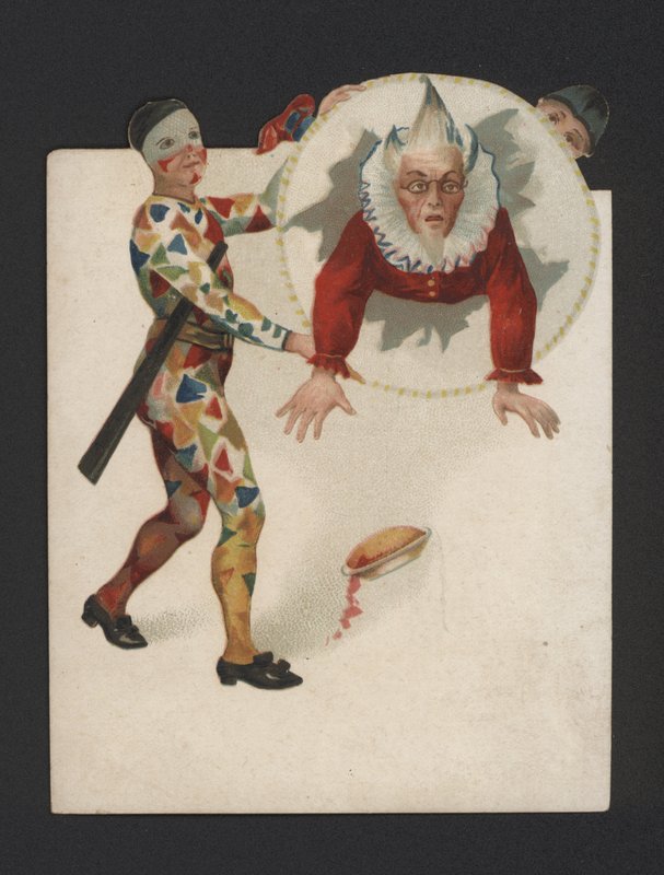 Bohócok (chromolitho) alkotó: German School