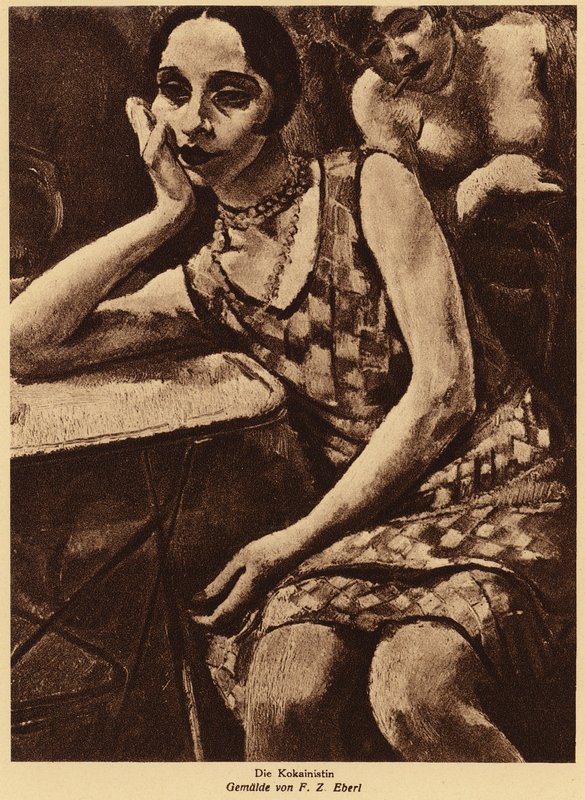 Kokainfüggő (litho) alkotó: German School