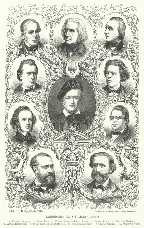 A 19. század zeneszerzői alkotó: German School
