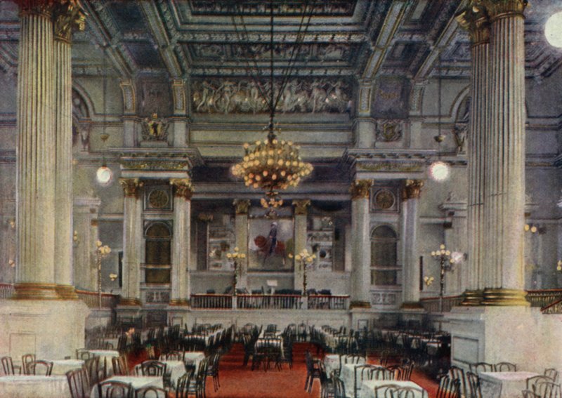 Koncertterem, Berlini Állatkert, Németország (színes litho) alkotó: German School