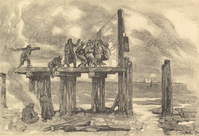 Híd építése a Putnán alkotó: German School