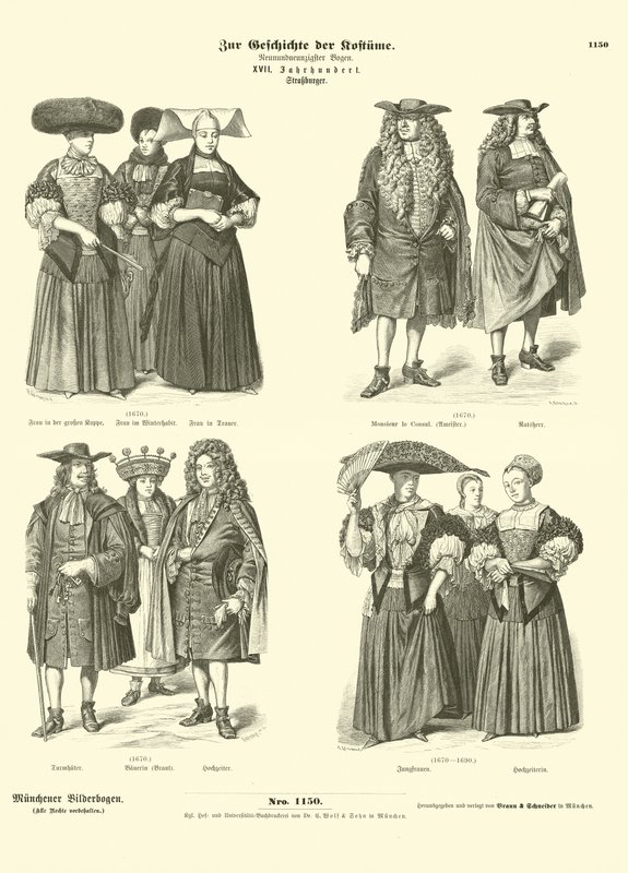 Strasbourg jelmezei, 17. század alkotó: German School
