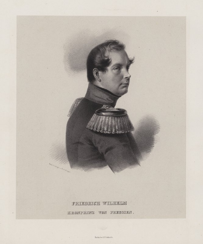 Frigyes Vilmos porosz koronaherceg (litho) alkotó: German School