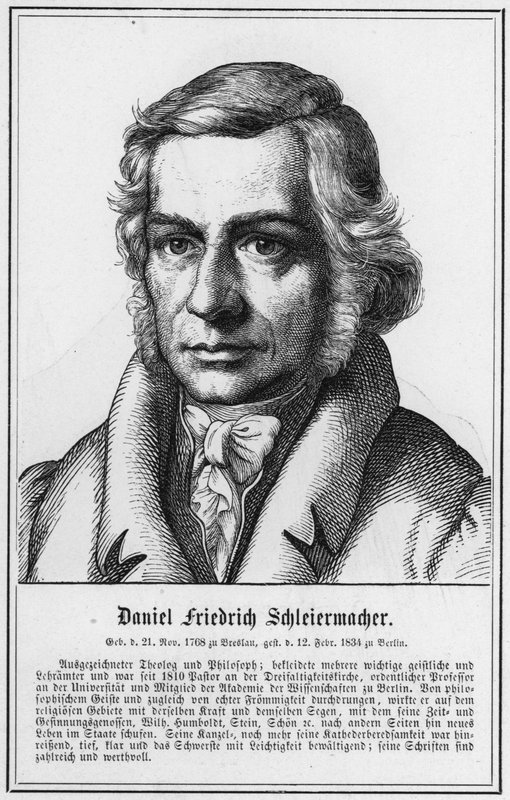 Daniel Friedrich Schleiermacher (metszet) alkotó: German School