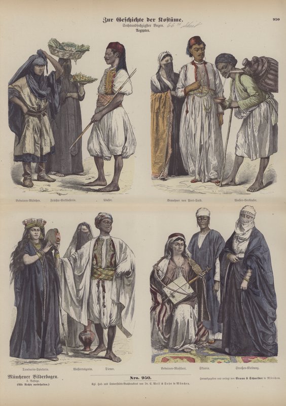 Egyiptomi jelmezek alkotó: German School
