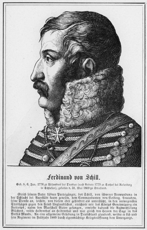 Ferdinand von Schill (metszet) alkotó: German School