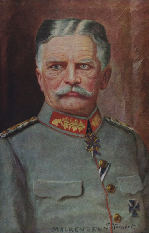 August von Mackensen tábornagy, az első világháború német katonai parancsnoka (színes litográfia) alkotó: German School