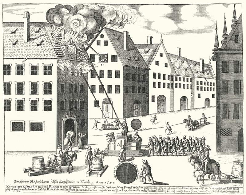 Nürnbergi tűzoltók alkotó: German School