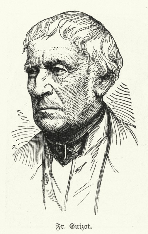 Francois Guizot francia történész és államférfi (litho) alkotó: German School