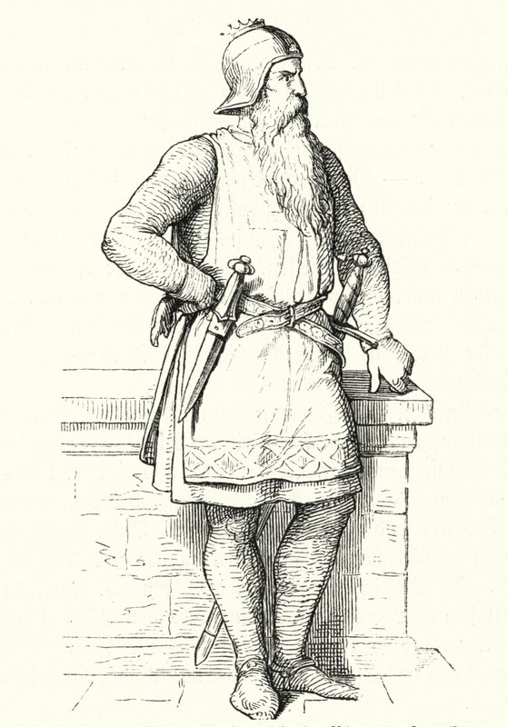 Frigyes Barbarossa, Németország és Olaszország királya és Szent-római császár (metszet) alkotó: German School