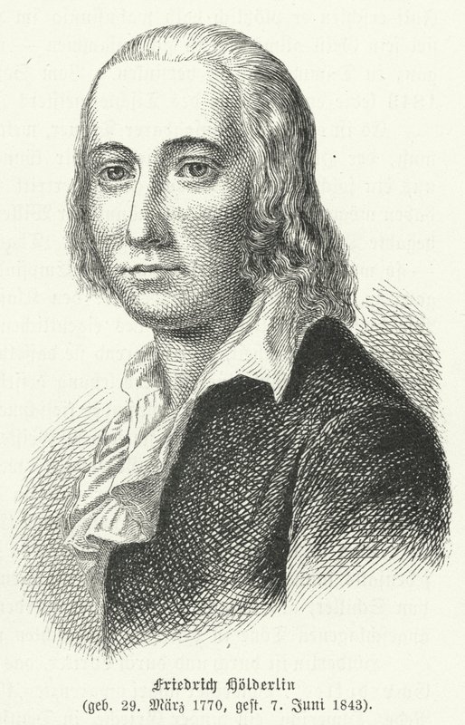 Friedrich Hoelderlin német költő és filozófus alkotó: German School