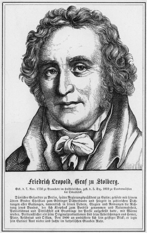 Friedrich Leopold, Stolberg grófja (metszet) alkotó: German School