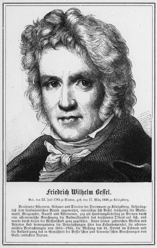 Friedrich Wilhelm Bessel (metszet) alkotó: German School