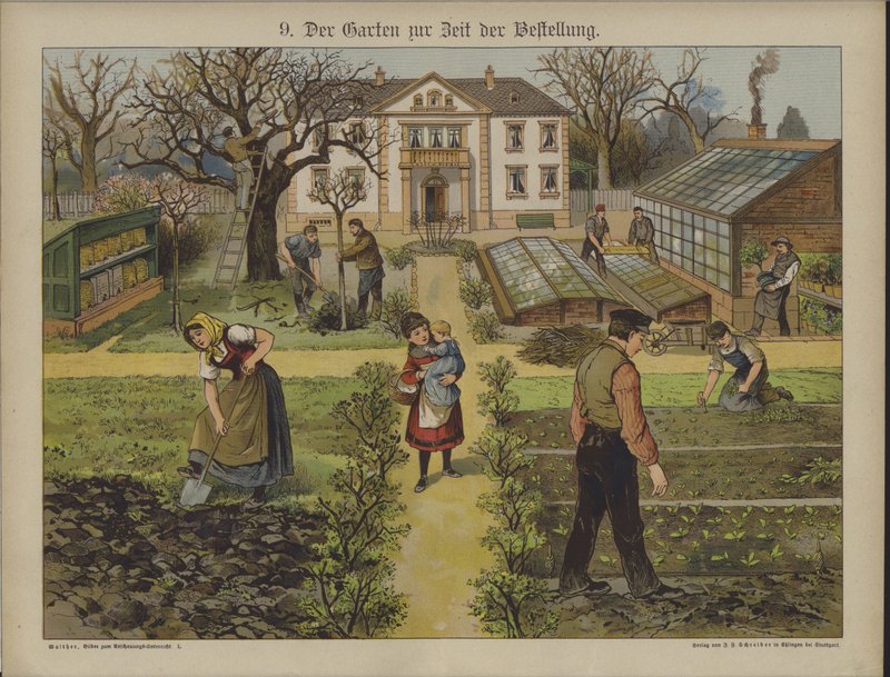 Kert (színes litó) alkotó: German School