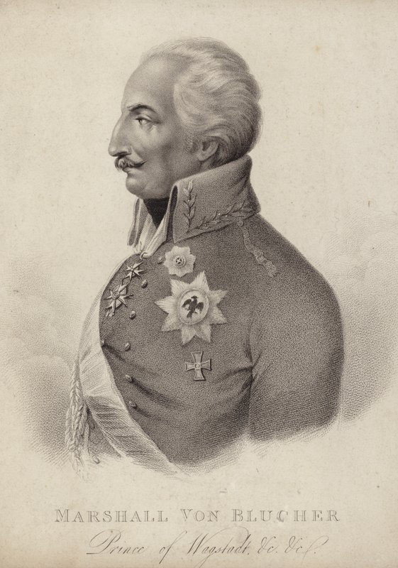 Gebhard von Blucher, porosz tábornagy (metszet) alkotó: German School