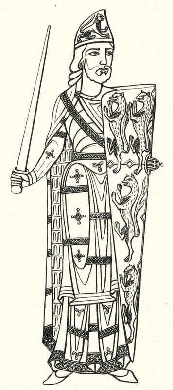 Geoffrey Plantagenet, Anjou grófja (metszet) alkotó: German School