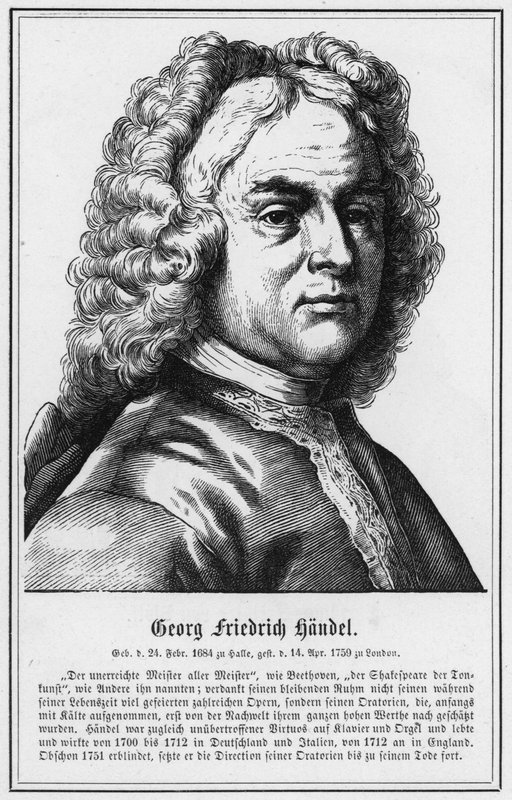 Georg Friedrich Handel (metszet) alkotó: German School