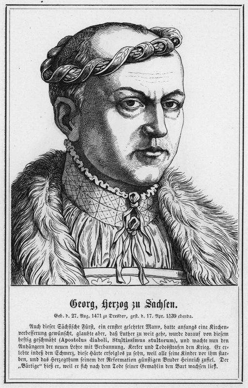 György, Szász herceg (metszet) alkotó: German School