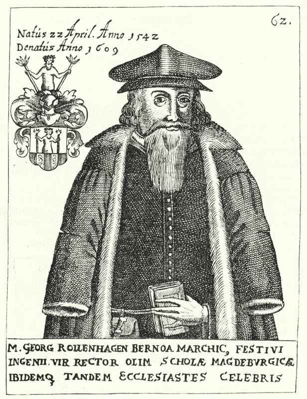 Georg Rollenhagen német drámaíró (metszet) alkotó: German School