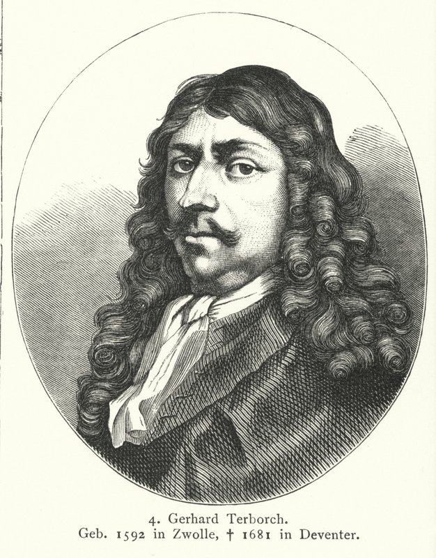 Gerard ter Borch, a holland aranykor festője (metszet) alkotó: German School