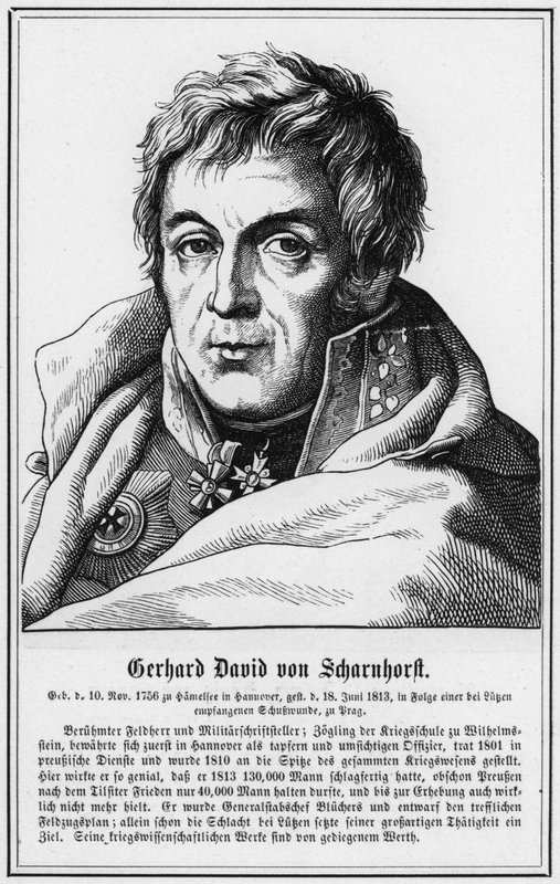 Gerhard David von Scharnhorst (metszet) alkotó: German School