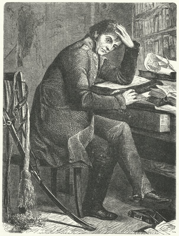 Gerhard von Scharnhorst német tábornok és a porosz hadsereg reformátora (metszet) alkotó: German School