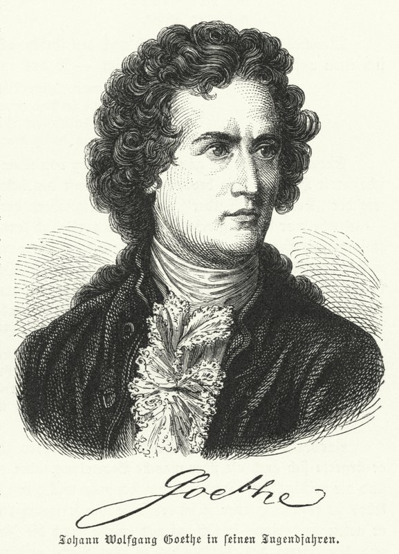 Johann Wolfgang Goethe (1749-1832) német író fiatal korában alkotó: German School