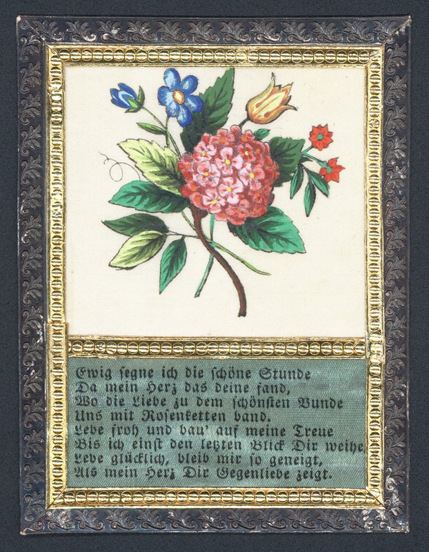 Német üdvözlőlap alkotó: German School