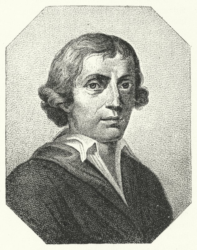 Giuseppe Parini olasz szatirikus és költő (metszet) alkotó: German School
