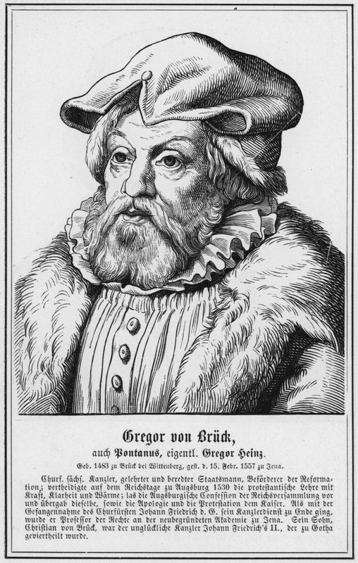 Gregor von Bruck, szintén Bontanus, valójában Gregor Heinz (metszet) alkotó: German School