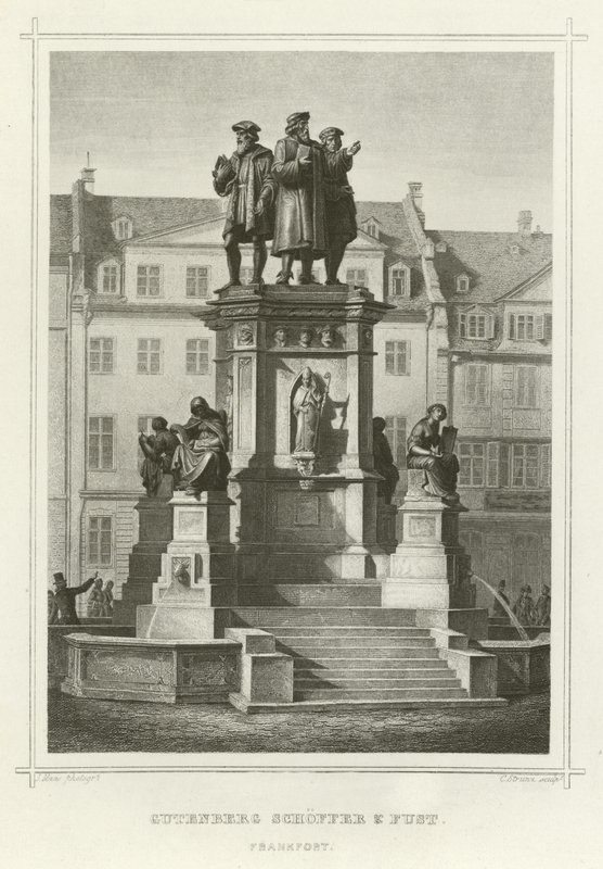Gutenberg Schoffer és Fust, Frankfort alkotó: German School