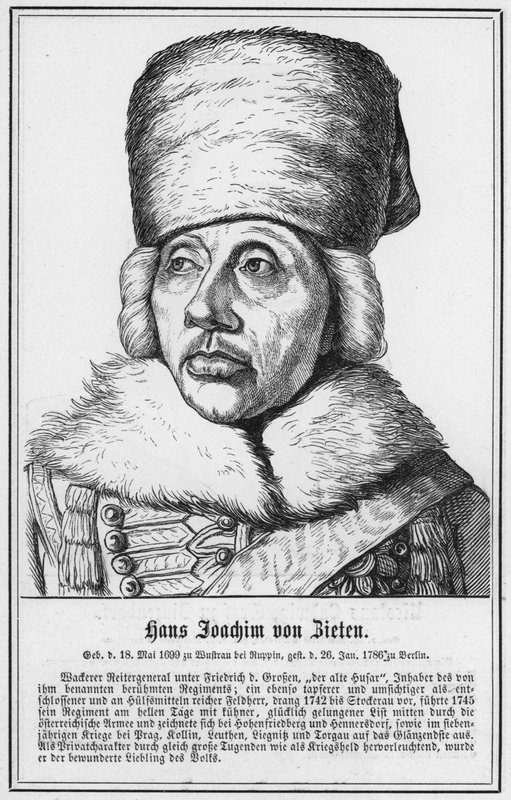 Hans Joachim von Zieten (metszet) alkotó: German School