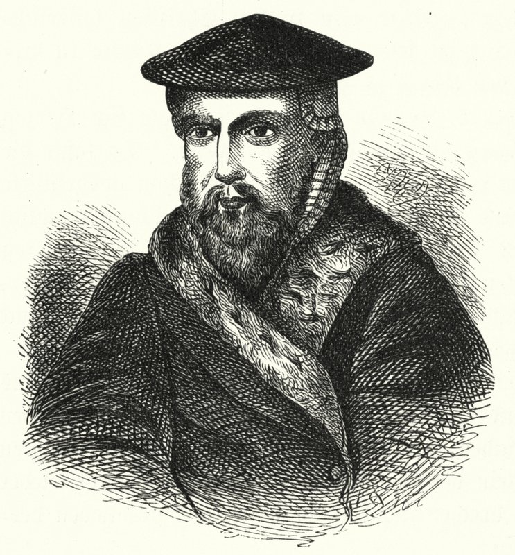 Hans Tausen, a reformáció dán evangélikus teológusa (metszet) alkotó: German School