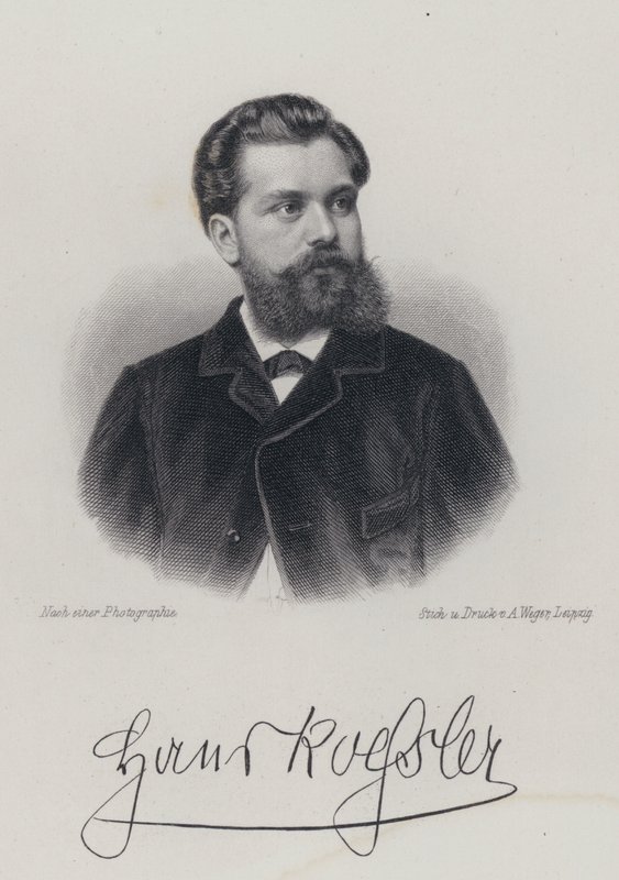 Hans von Koessler német zeneszerző, karmester és zenetanár (metszet) alkotó: German School