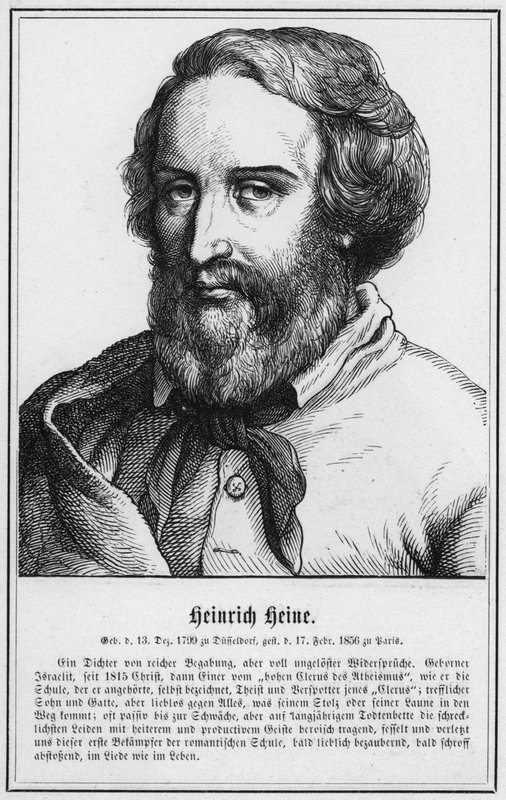 Heinrich Heine (metszet) alkotó: German School