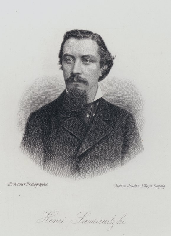 Henryk Siemiradzki, lengyel művész (metszet) alkotó: German School