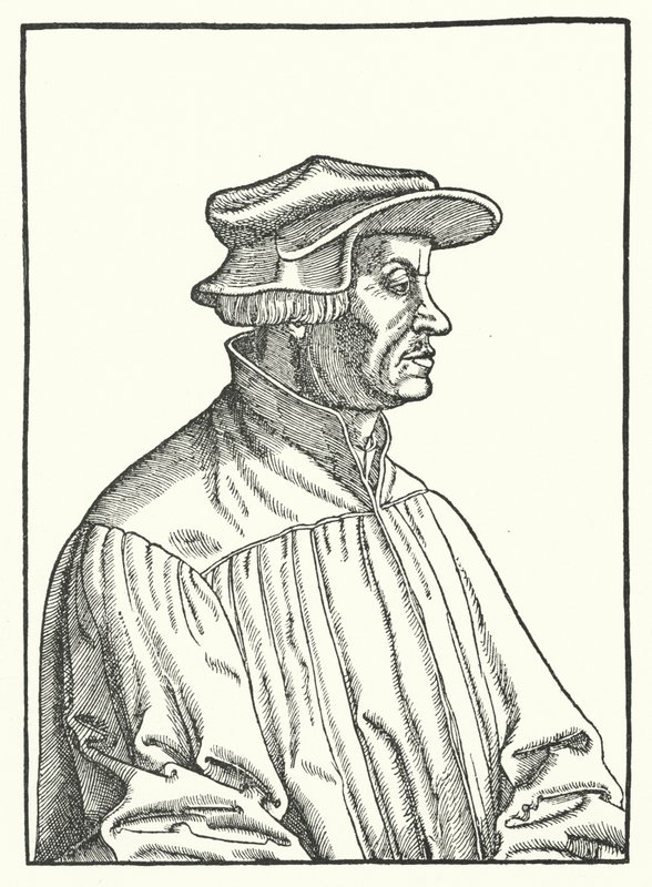 Huldrych Zwingli, svájci protestáns reformátor (metszet) alkotó: German School