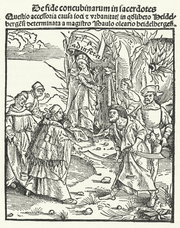 Illusztráció Jakob Wimpfeling művéből (metszet) alkotó: German School