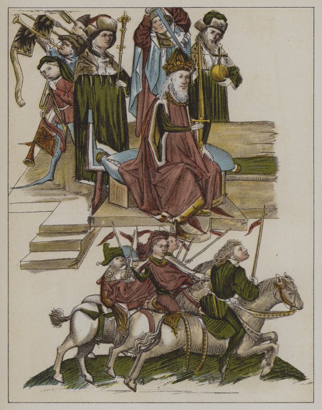 I. Frigyes Hohenzollern házból mint brandenburgi választófejedelem beiktatása a konstanzi zsinaton, 1417. április 18-án alkotó: German School