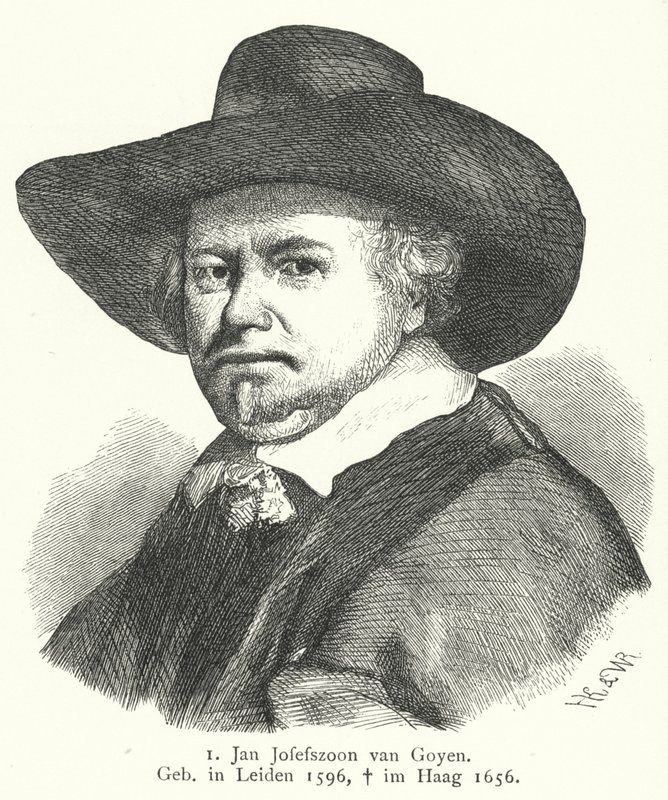 Jan van Goyen, a holland aranykor festője (metszet) alkotó: German School
