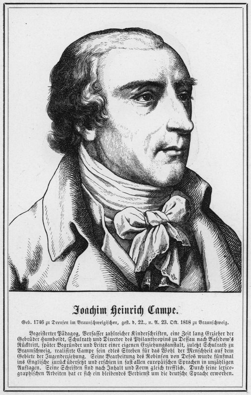 Joachim Heinrich Campe (metszet) alkotó: German School