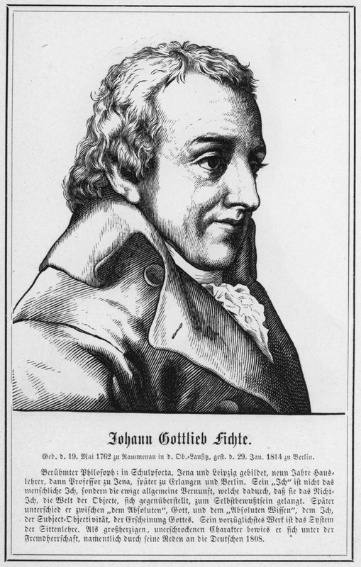 Johann Gottlieb Fichte (metszet) alkotó: German School
