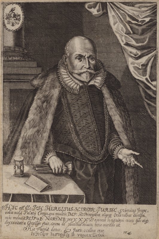 Johann Herel német jogász (metszet) alkotó: German School