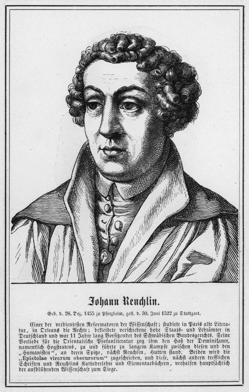 Johann Reuchlin (metszet) alkotó: German School