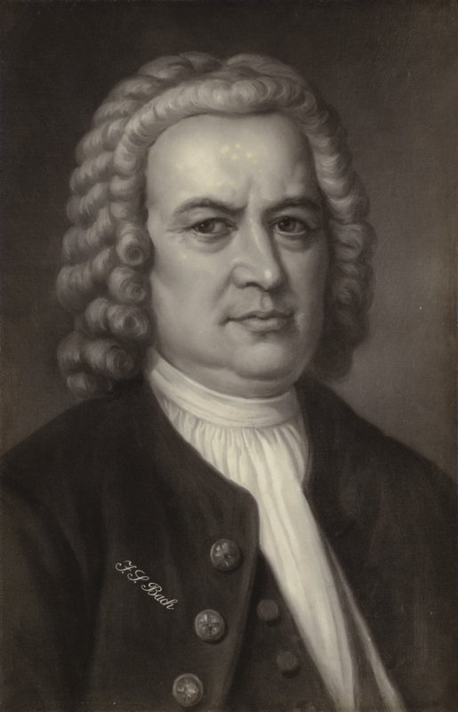 Johann Sebastian Bach német zeneszerző, orgonista, csembalóművész, brácsás és barokk hegedűművész (1685-1750) alkotó: German School