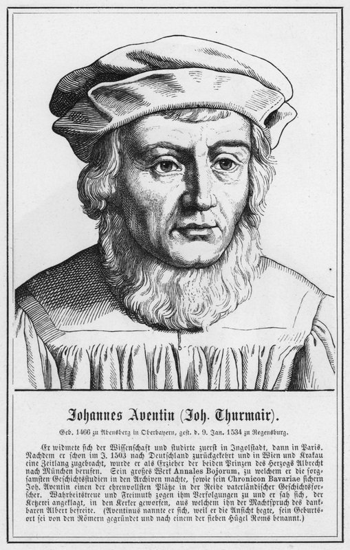 Johannes Aventin, Johannes Thurmair (metszet) alkotó: German School