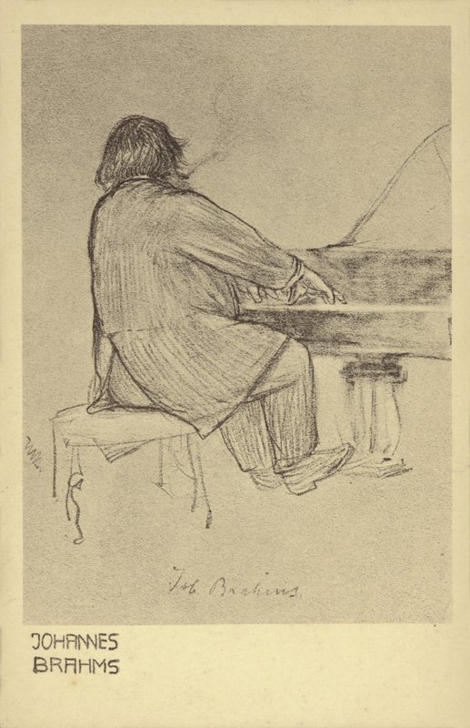 Johannes Brahms zongorázik alkotó: German School