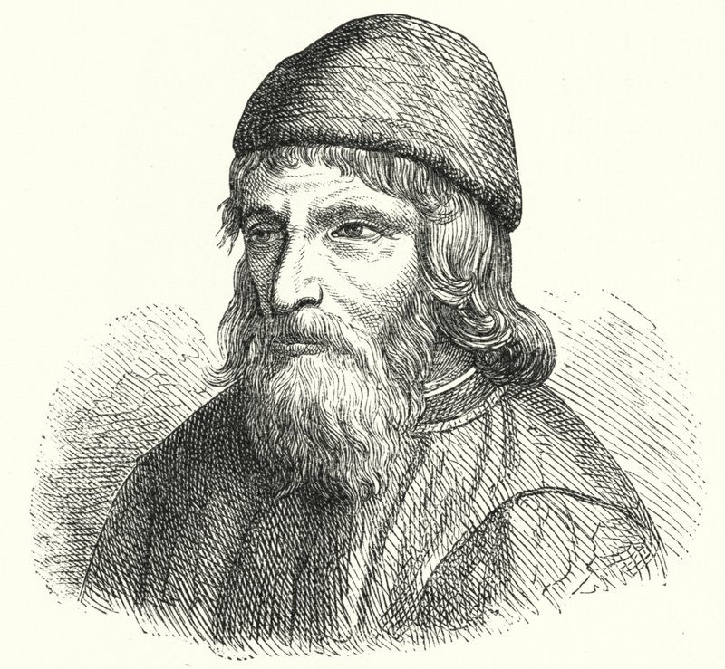 Johannes Trithemius német bencés apát és polihisztor (metszet) alkotó: German School