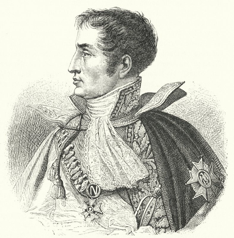Joseph Bonaparte, Spanyolország királya, mint I. József (metszet) alkotó: German School