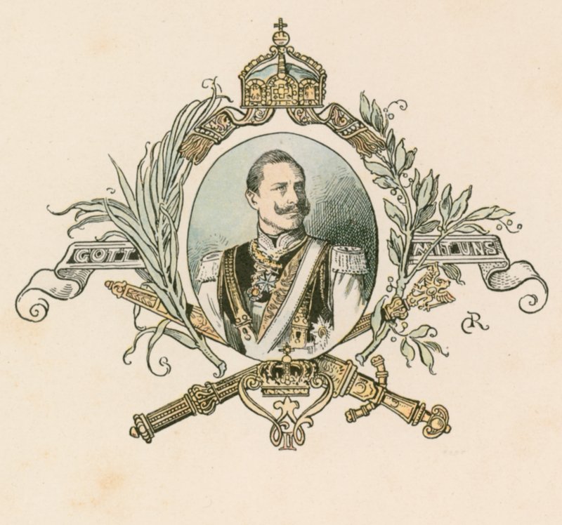 Vilmos császár, német császár és porosz király (1859-1941) alkotó: German School